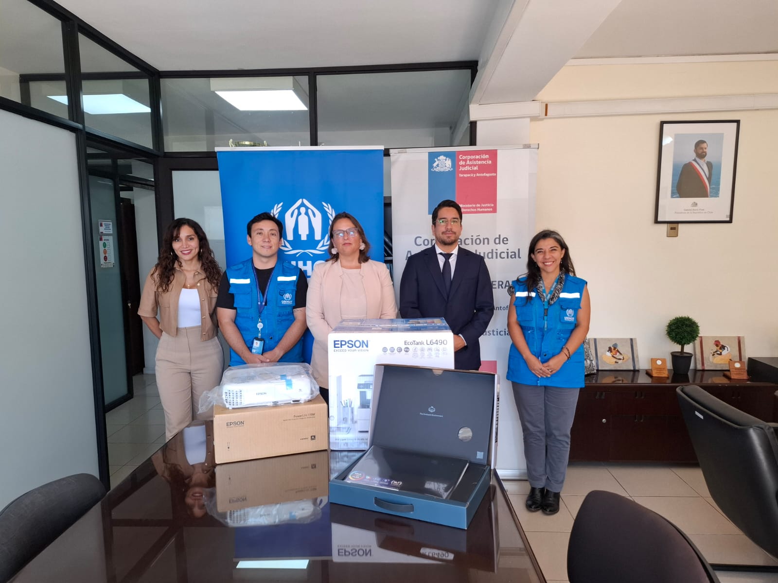 CAJTA fortalece atención migratoria con equipamiento tecnológico donado por ACNUR